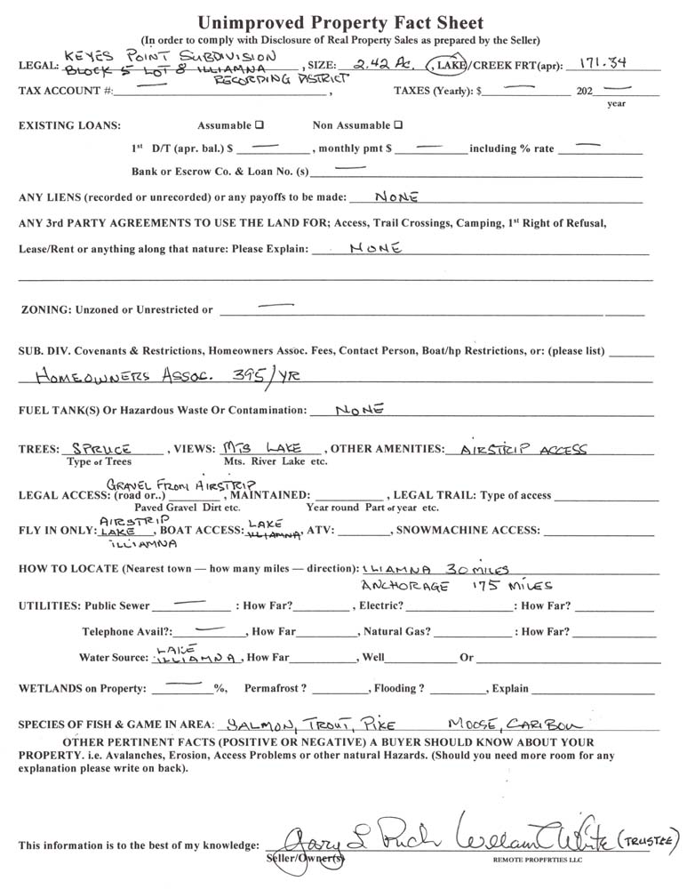information